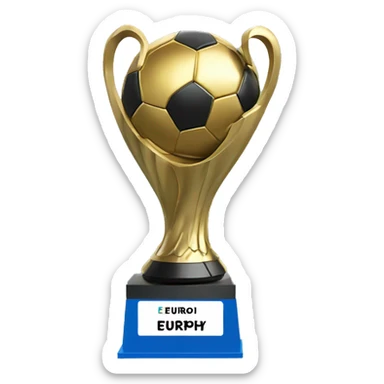 football euro 2024 trophy sticker