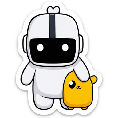 The VR game gives hide and seek plushy ￼ sticker