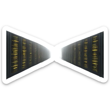 data center sunbeam sticker