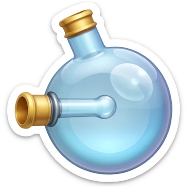 Bubble pipe made of quartz sticker