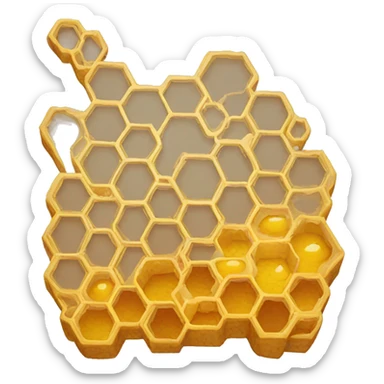 honeycomb sticker