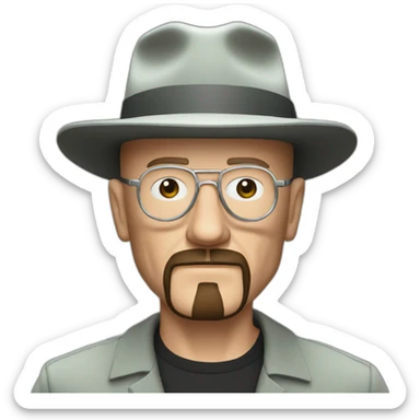 Heisenberg wears blangkon sticker