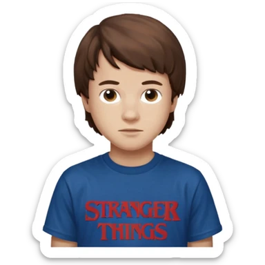 Dustin stranger things sticker