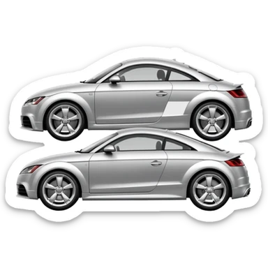 Audi TT, side view sticker