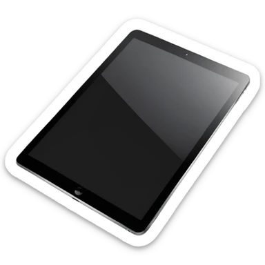 ipad with black screen sticker