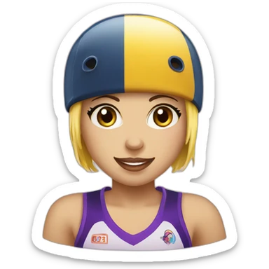 roller derby sticker