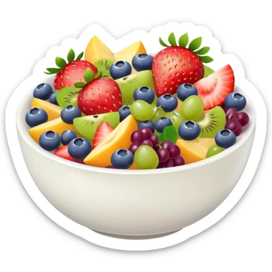bowl of fruit salad























 sticker