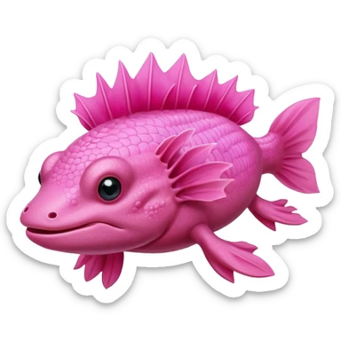Axolotl sticker