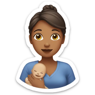 nursuring woman sticker