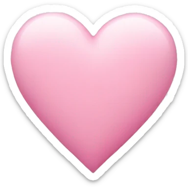 Pink pastel heart  sticker