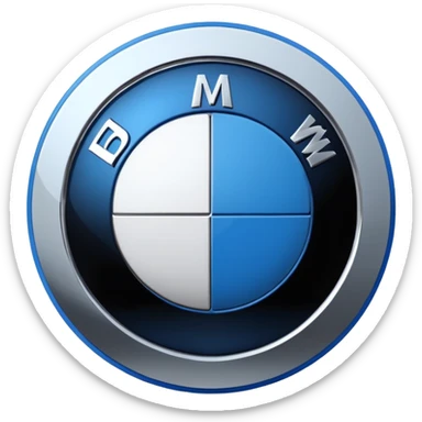Create BMW logo  sticker