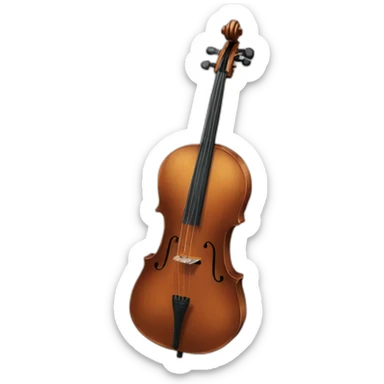 poetry cello sticker