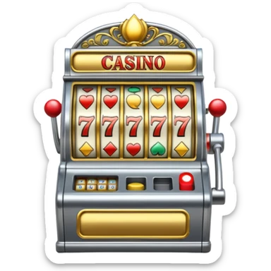 Slot machine, las vegas sticker