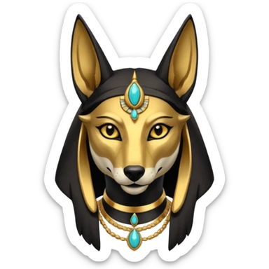 Anubis from Egyptian Gods sticker