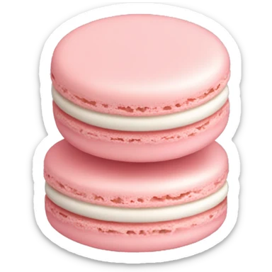 Light pink Macarons sticker