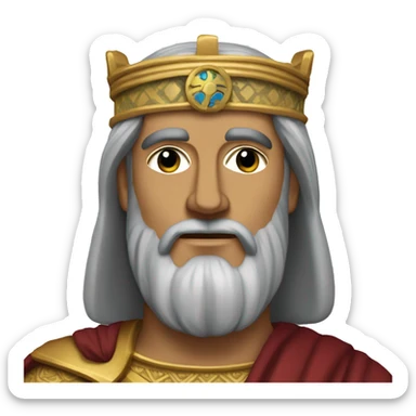 the 7th century byzantine emperor Maurice sticker