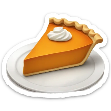 Pumpkin pie sticker