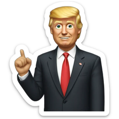 Trump sticker