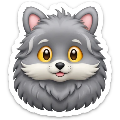 Sprunki gray sticker