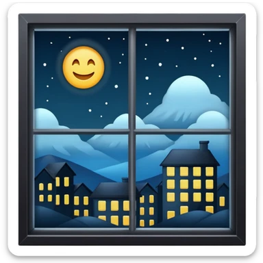 night window sticker