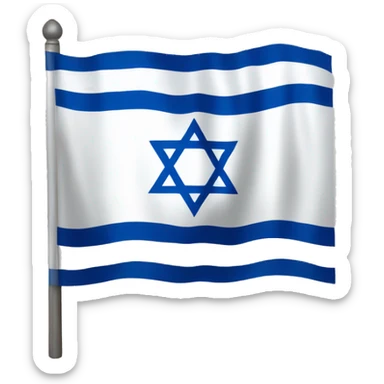 israel flag sticker