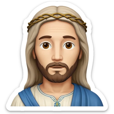 jesus statue in brazil sticker