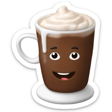 Hot cocoa sticker