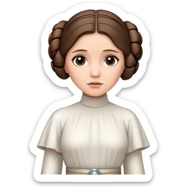 Princess Leia from Star Wars sticker