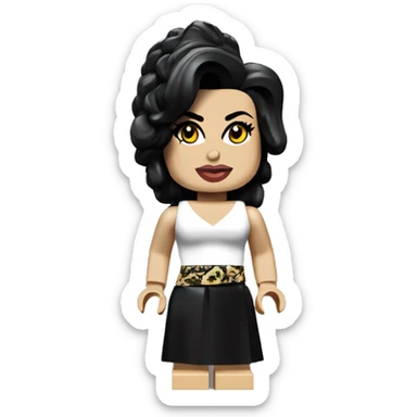 amy winehouse lego full body sticker