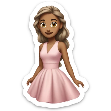 Ariana grade in a dress modeling  sticker