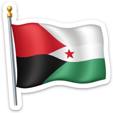Syria flag with a new symbol sticker