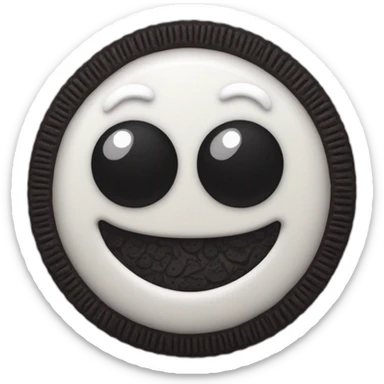 Oreo cookies muppet show style sticker