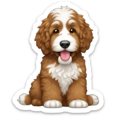 bernedoodle sticker