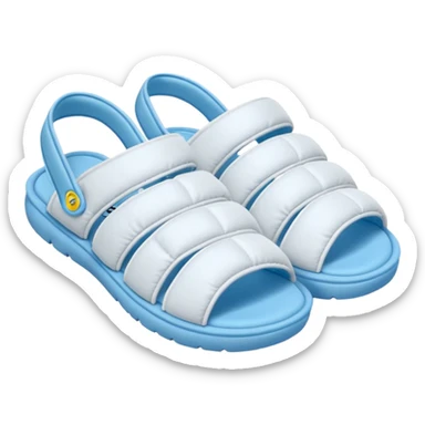 puffer summer shoes sticker
