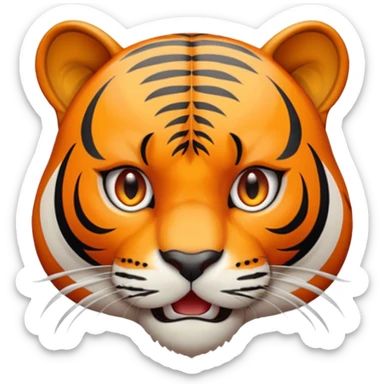 I need an emoticon of roaring Tiger sticker