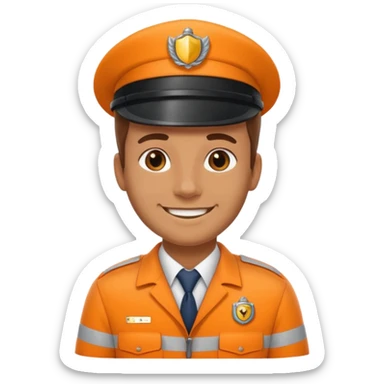 trabajando conductor bus sticker