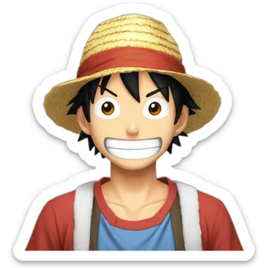 Luffy nika nika no mi sticker