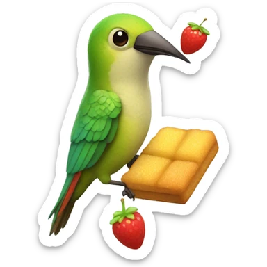 emoji de un colibrí con dulces sueños  sticker