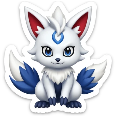 Zangoose-Meowstic-Absol-fusion sticker