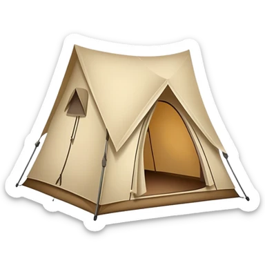 camping tent sticker