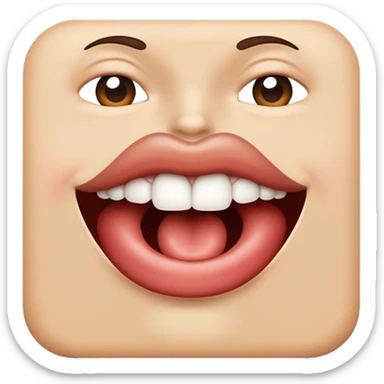 Se mord les lèvres ￼ sticker