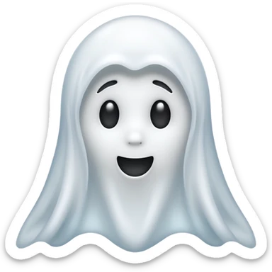 I need a spirit emoji like a ghost but very whispy and airy looking  sticker