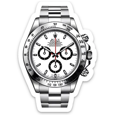 black and white rolex daytona sticker