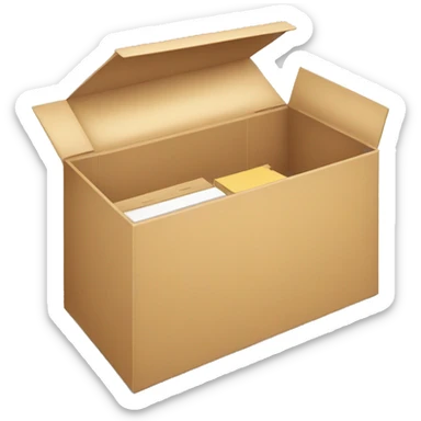 stationery box sticker