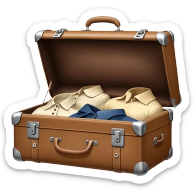 Suitcase with a human bodies inside  sticker