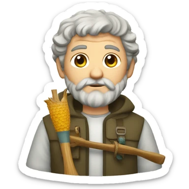 Saint peter the fisherman sticker