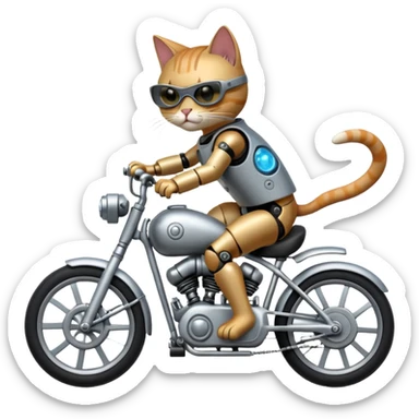 TERMINATOR CAT BIKE sticker