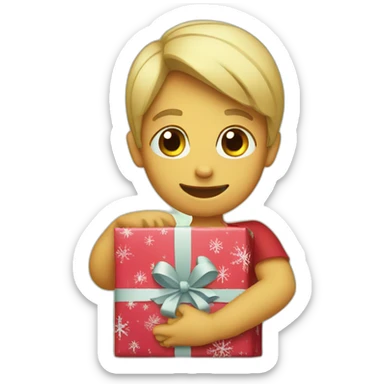 Christmas presents sticker