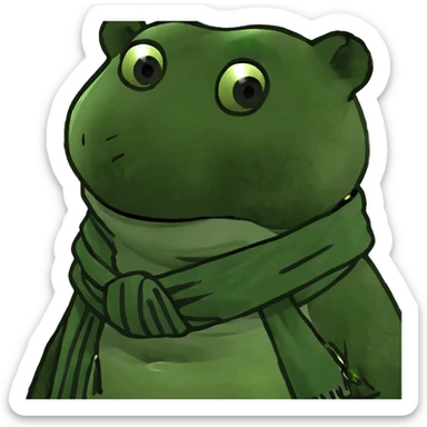 Panda con bufanda  sticker