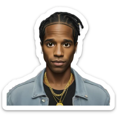asap rocky sticker